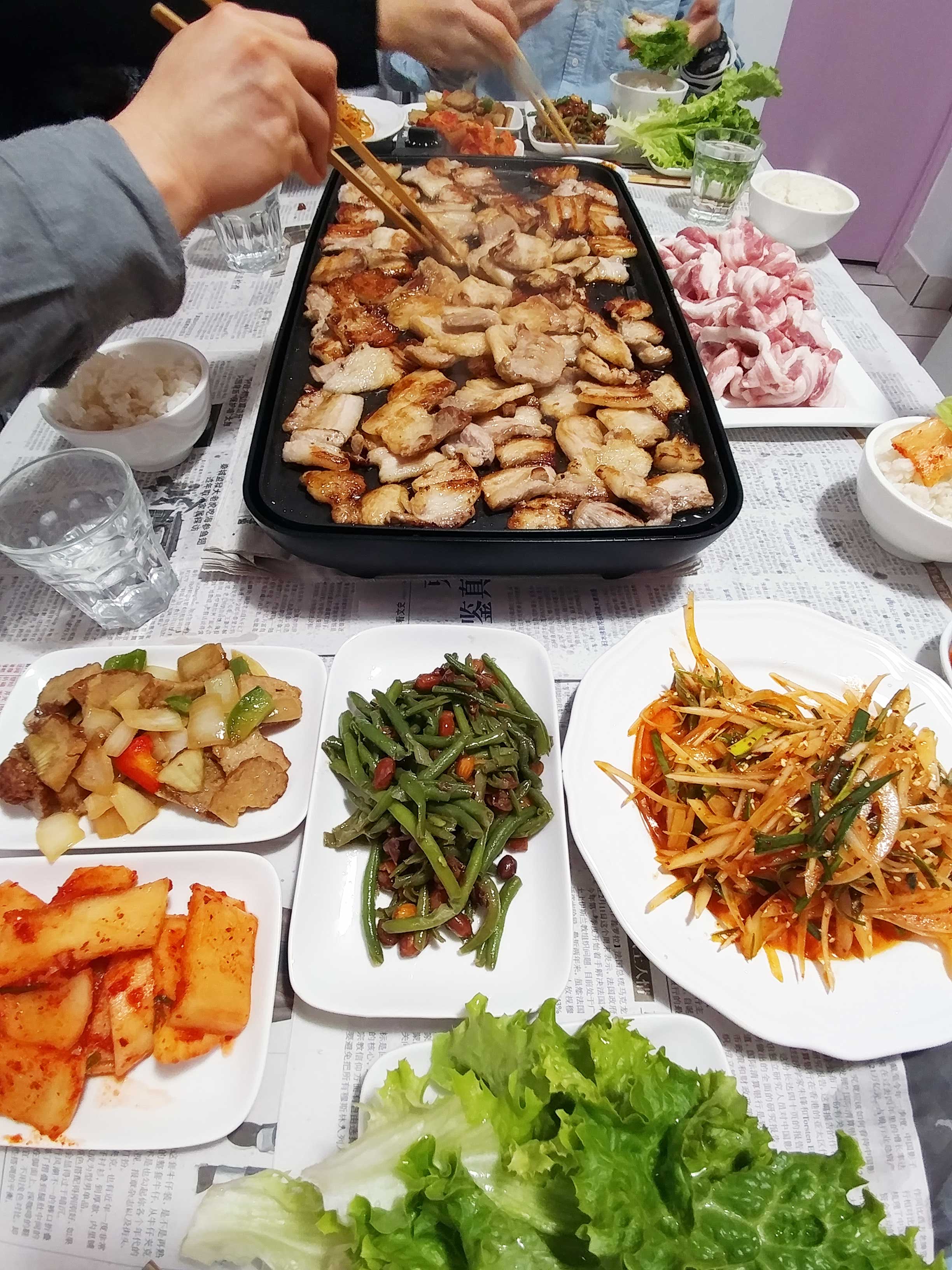 노틀담민박 식사