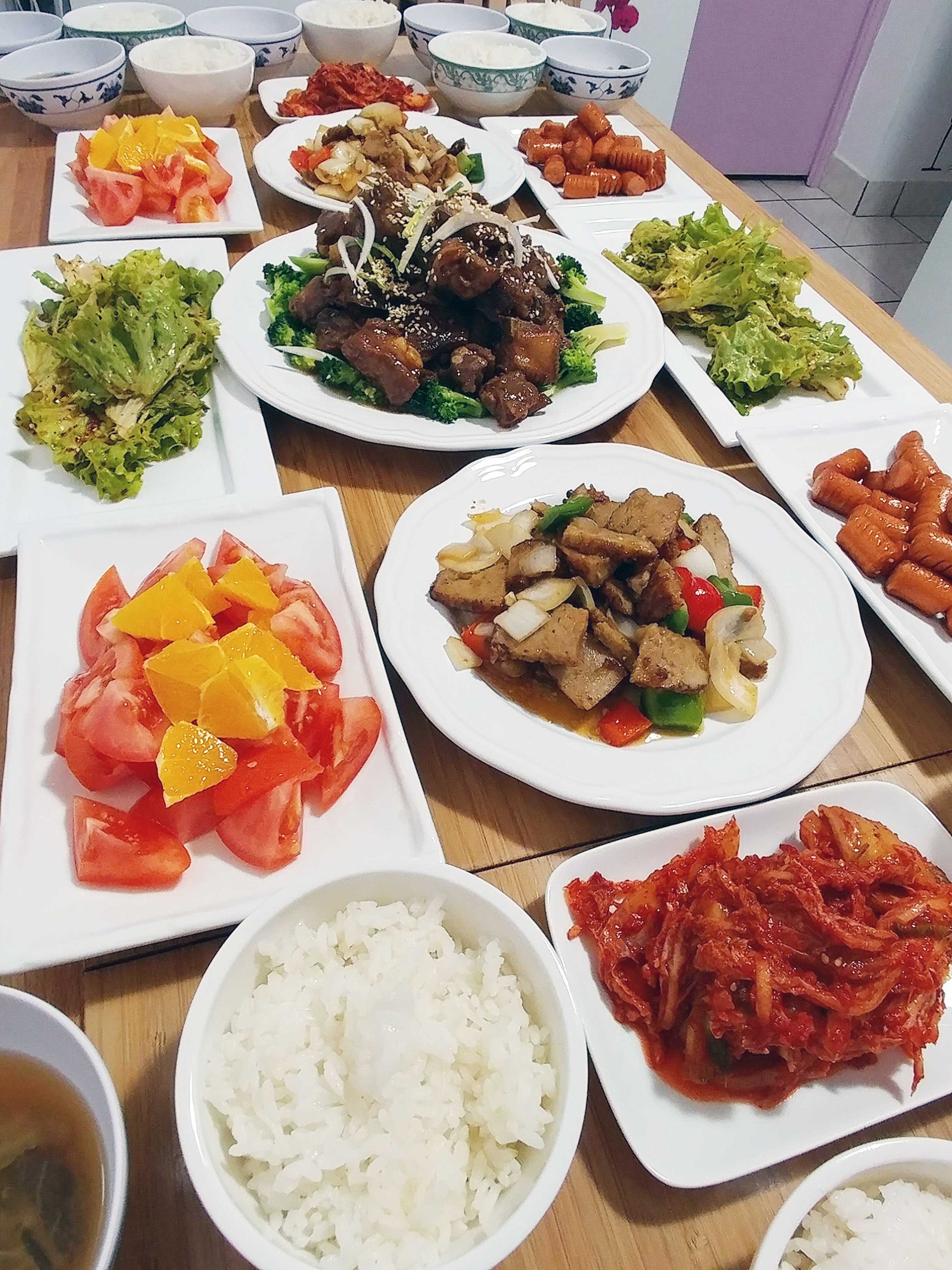 노틀담민박 식사