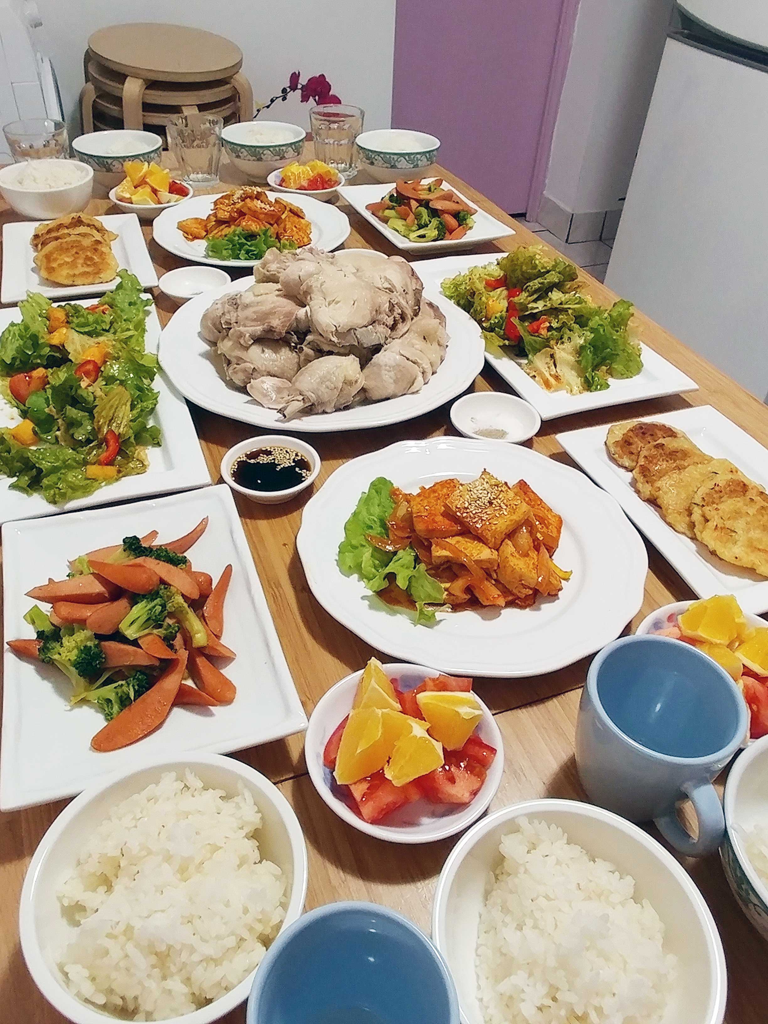 노틀담민박 식사